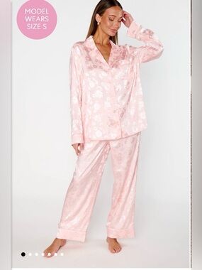 Show Me Your MUMU Light Pink Satin Pajama Bottoms